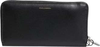 Dolce & Gabbana Continental Zipper Wallet - Dames - Portefeuilles - Zwart - ONE Size - Leer - Accessoires