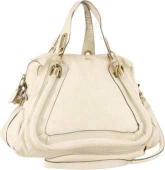 Chlo&eacute; Pre-owned Handbags, female, White, Size: ONE SIZE Pre-owned Hand Bag