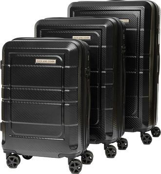 Duck and Cover Venture Koffer (Verpakking van 3) (Zwart)