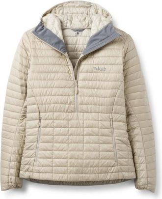 RAB Microlighter Pullover Hoody Daunenjacke f&uuml;r Damen | beige