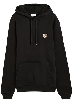 Les Deux Felipe Hooded Cotton Sweatshirt - Black - L