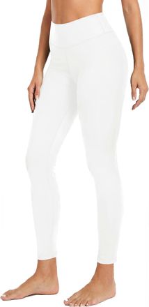 Holipick Swim Pants for Women Swimming Leggings High Waisted Swimsuit Pants UPF 50+ Rash Guard Pants, White, Medium