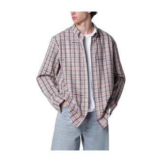 Off-white Casual Shirts, male, Multicolor, Size: XL Flannel Regular Shirt