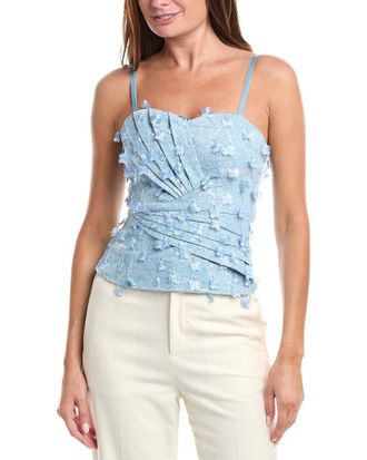 Gracia Allover Floral Applique Top