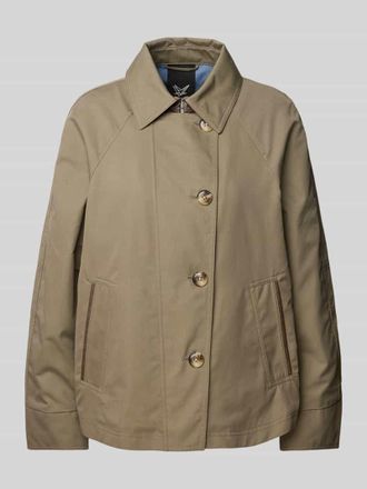 Fuchs Schmitt Trenchjacke mit Leistentaschen in Oliv, Gr&ouml;&szlig;e 44