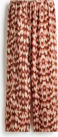 H&M Kordelzughose mit geradem Bein - Beige