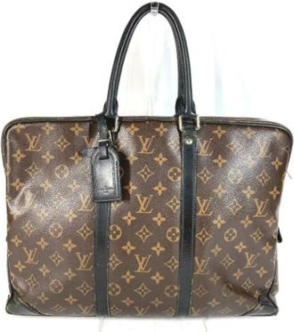 Louis Vuitton Vintage Tote Bags, unisex, Brown, ONE SIZE, Pre-owned Vintage Tote Bag