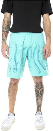 Octopus Shorts - Heren - Korte Broeken - Groen - XL - Katoen - Korte Broeken