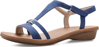 Naturalizer Sofia Womens Sandals Navyabyss Canvas : 6.5 W (C), Synthetic