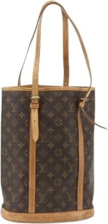 Louis Vuitton Pre-owned Bucket Bags, female, Brown, Size: ONE SIZE Pre-owned Bucket Bag