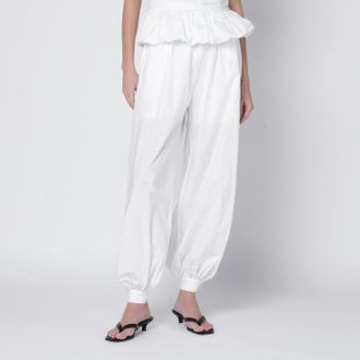 Rotate Nicola high-waisted poplin trousers
