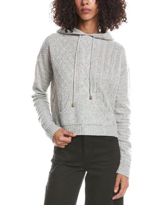 Brodie Luxe Cable Cashmere Hoodie