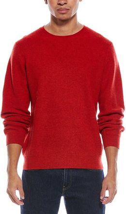 Brodie Moss Stitch Wool & Cashmere-Blend Crewneck Sweater