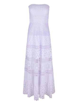 Temptation Positano Bellem dress - women - Cotton - M - Purple