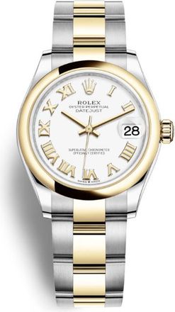 Rolex Datejust 31 White Dial Ladies Steel and 18kt Yellow Gold Jubilee Watch 278243CDO