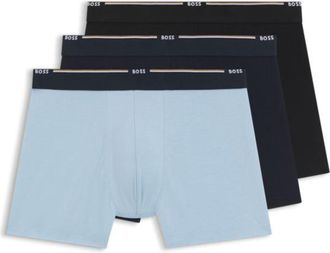 BOSS Three-pack of bamboo-blend boxer briefs