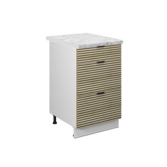 Vicco Muebles De Cocina Fame-line, Panel De Roble, 50 Cm, Et M&aacute;rmol