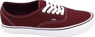 Vans Canvas Veters Rubberen Zool Schoenen - Heren - Sneakers - Rood - 44 1/2 EU - Schoenen
