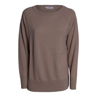 KANGRA Round-neck Knitwear, female, Beige, Size: XS Maglia