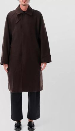 STUDIO NICHOLSON wool single breasted coat