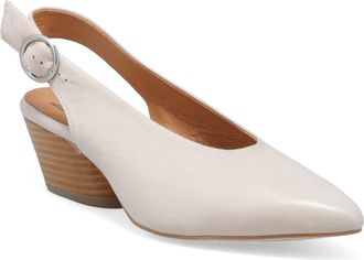 Miz Mooz Haven Slingback Pointed Toe Pump in Cream at Nordstrom, Size 10.5-11Us