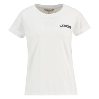 Barbour T-Shirts, female, White, Size: XS Bede T-Shirt