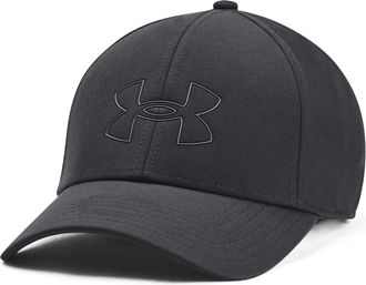 Under Armour Mens 2022 Iso-Chill Driver Mesh Golf Cap - Black - L/XL