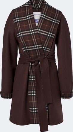 Burberry Cappotto Verona in lana Burberry Check