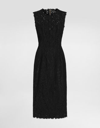 Dolce & Gabbana Cordonetto Lace Dress - Woman Dresses Black 38