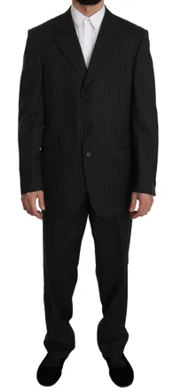 【Paul Smith】Ermenegildo Zegna StripeSuit Paul Smith Suit Set, Striped, Ermenegildo Zegna, Black, Size L