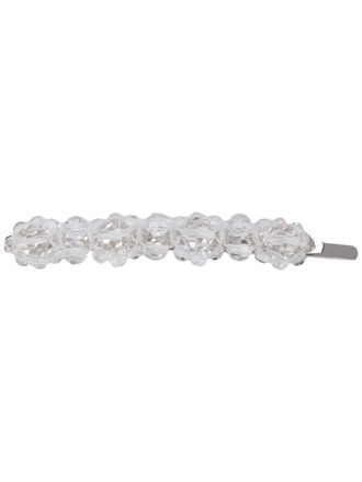 Simone Rocha beaded hair pin - women - Brass/glass - One Size - Neutrals