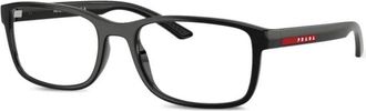 Prada PS 06Rv 1Ab 1O1 Optical Frame - Heren - Brillen - Zwart - 55 MM - Accessoires