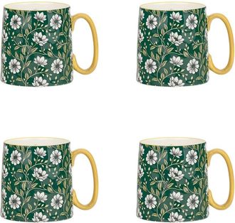 10 Strawberry Street Set Of 4 Bella Mugs