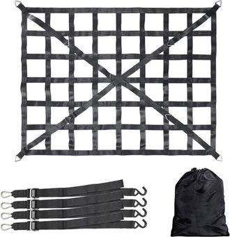 OEM Red De Carga Reforzada Y Ajustable Para Suv, Camionetas Y Remolques, 167 X 127 Cm