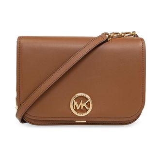 Michael Kors Shoulder Bags, female, Brown, Size: ONE SIZE Delancey Shoulder Bag