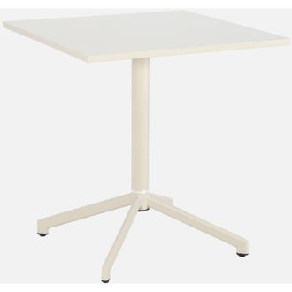 Sweeek Mesa De Jard&iacute;n Bistr&oacute; Cuadrada Plegable De Acero, 2 Personas