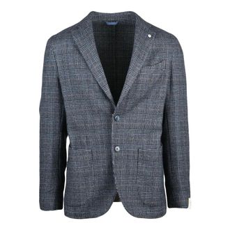 L.B.M. 1911 L.b.m. 1911, Jassen, Heren, Blauw, L, Katoen, Giacca Stondata