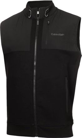 Calvin Klein Mens Hyper Tech Full Zip Gilet - Black - M