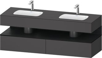 Duravit Qatego Lavabo Encastrado Con Base De Lavabo Consola, - Duravit