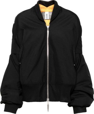 Sankuanz Bomber con inserti - Nero