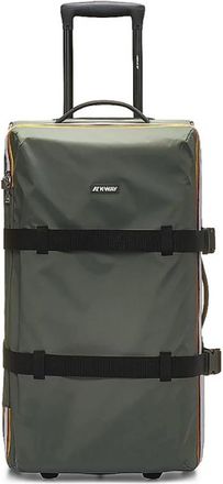 K-Way Military Nylon Trolley Blossac M - unisex - Grote koffers - Groen - ONE Size - Nylon - Koffers