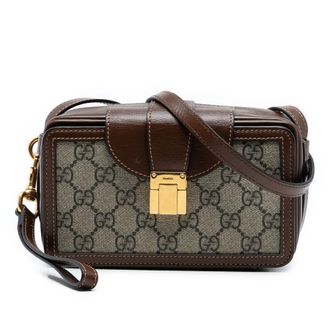 Gucci Pre-owned Gucci GG Supreme Box Crossbody 614368 0416