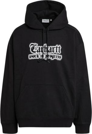 Carhartt Work in Progress Hooded World Tour Sweat - Heren - Hoodies - Zwart - M - Katoen - Hoodies & sweatvesten