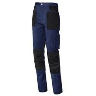 Issa Issa - Pantalon Line Stretch Azul/ Negro 8730b Talla Small