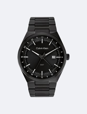 Calvin Klein Mens Architectural Multifunction Watch - Black - OS