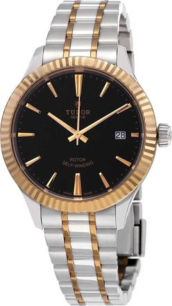 Tudor Style Automatic Black Dial Two-tone Unisex Watch M12513-0005