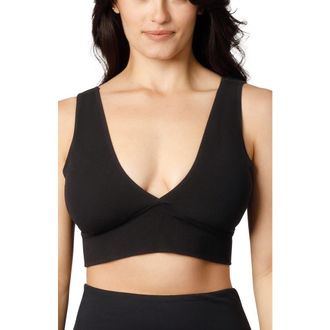 Kindred Bravely Sublime Maternity & Nursing Plunge Bra- Fits 30B-46B in Black at Nordstrom, Size Medium C