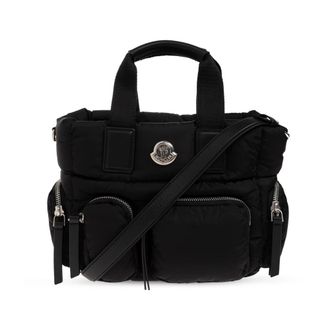 Moncler Caradoc Multi-Pocket Tote Bag - Dames - Handtassen - Zwart - ONE Size - Katoen - Tassen
