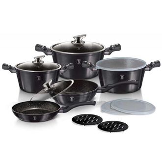 Berlinger Haus Berlingerhaus Bh-6886 Carbon Pro Set Di Pentole
