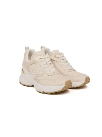 Michael Kors Katrina Wedge Trainer Sneaker - Beige